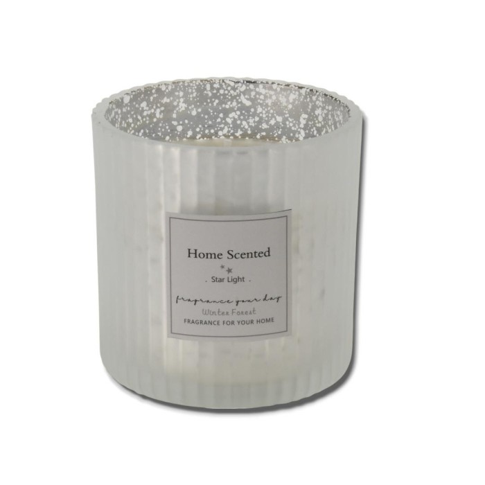 CANDELA IN VETRO 9CM 2ASS